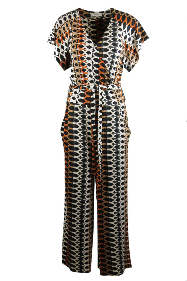 Summum jumpsuit met een vintage print.