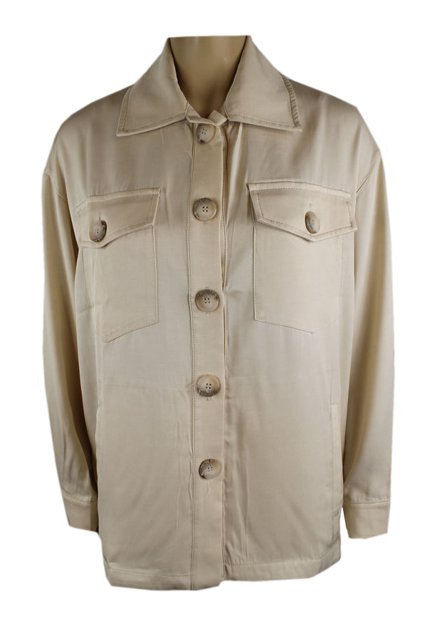 Amaya soepelvallende blazer van 100% viscose.