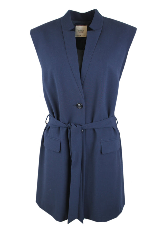 Summum blazer met een strikband om het middel.