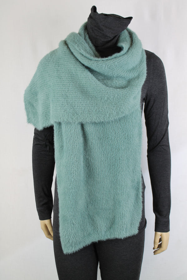 Only knit long scarf green.