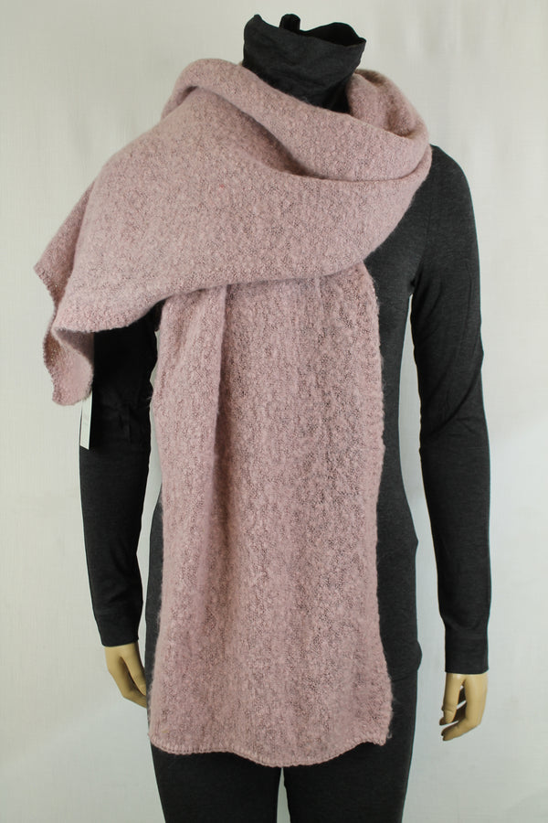 Only knit long scarf misty rose.