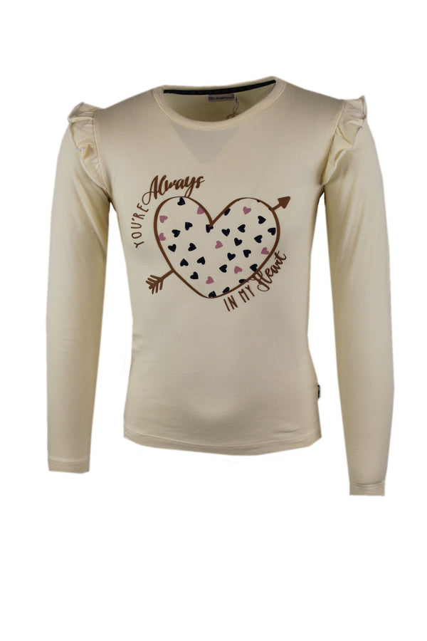 Girls Lillo Pippo shirt met print aan de voorkant.