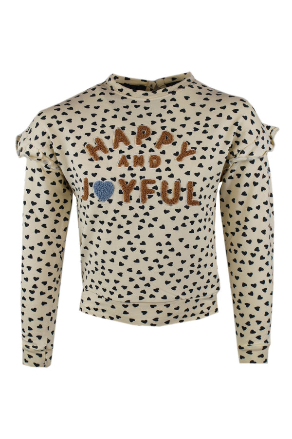 Girls Lillo Pippo shirt met hartjesprint.
