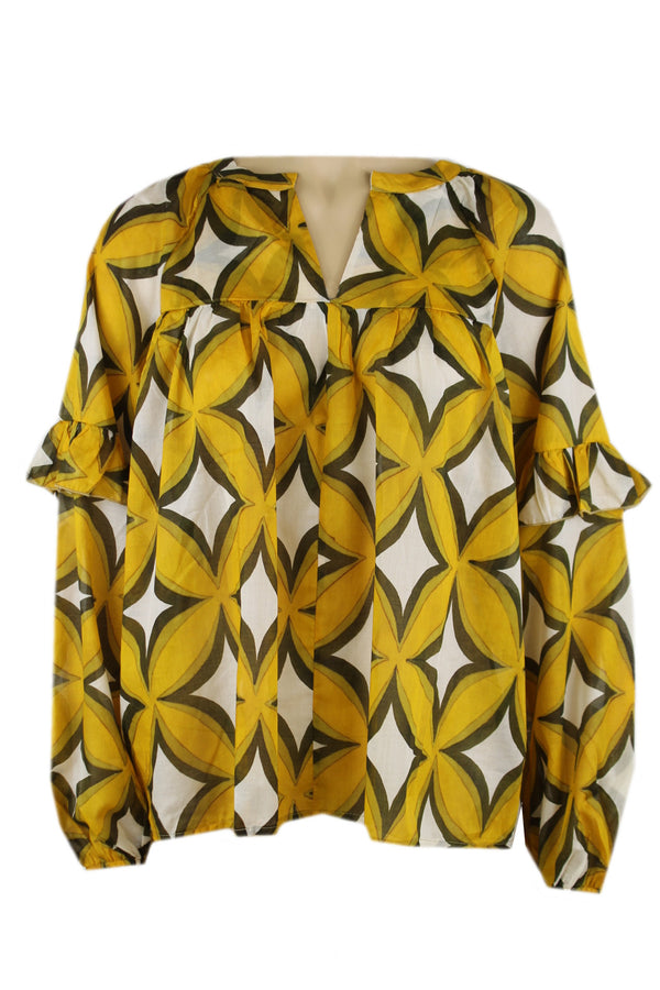 Amaya blouse Bridget multi print.
