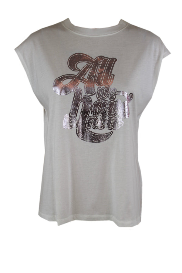 Summum shirt met een parlemoer print.