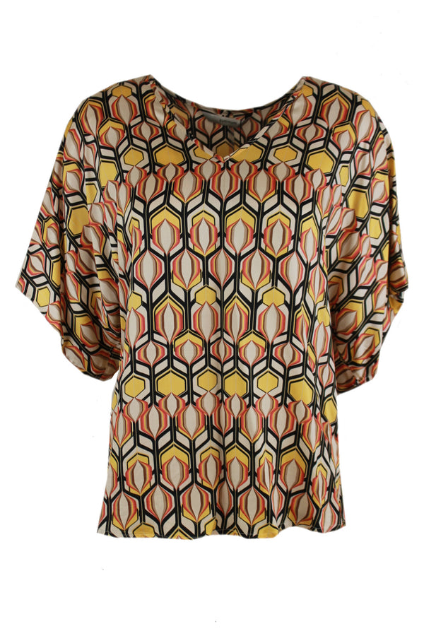 Summum blouse Multicolour van 100% viscose.
