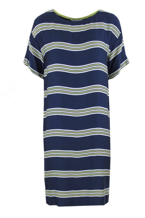 Sandwich jurk van 100% viscose.