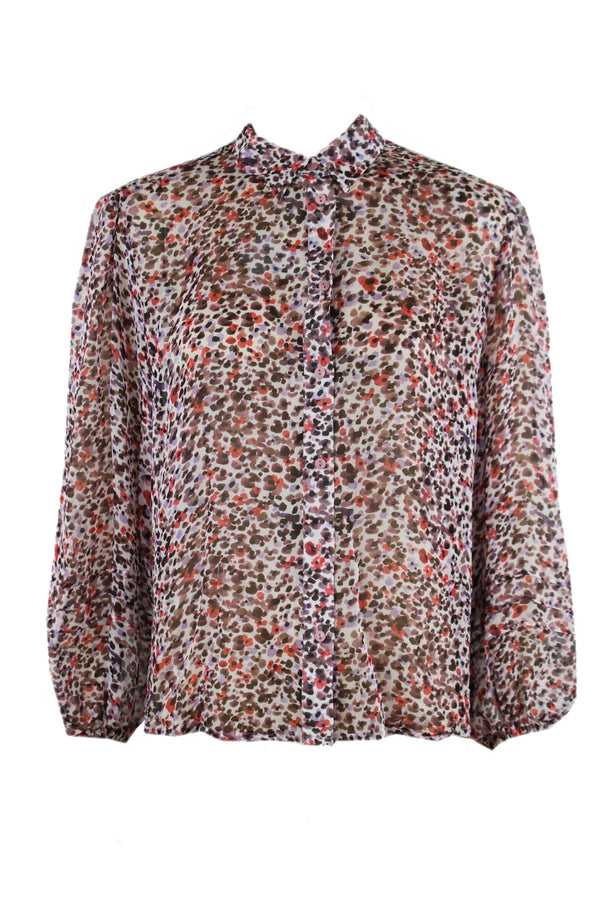 Sandwich blouse van 100% viscose.