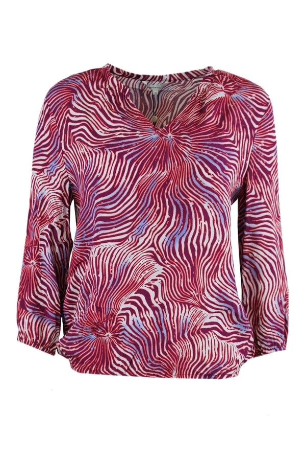 Sandwich blouse van 100% viscose.
