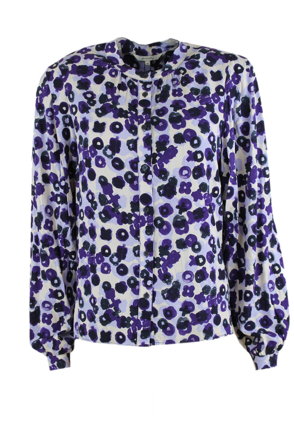 Sandwich blouse in paarstinten.