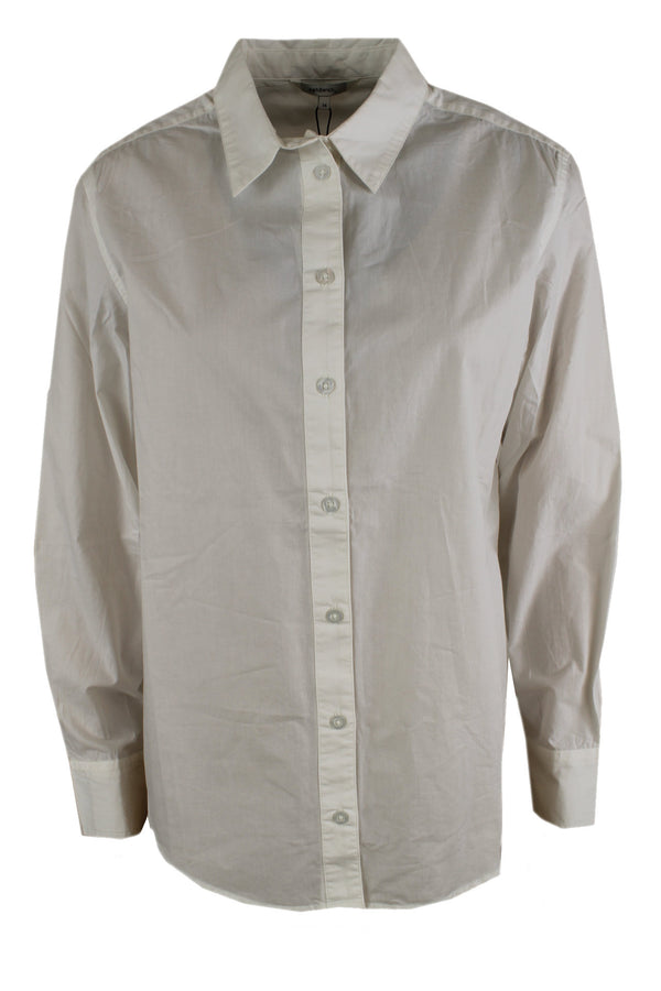 Sandwich witte blouse van 100% katoen.