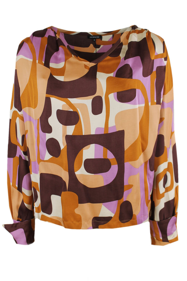 Caroline Biss blouse met een creatieve print.