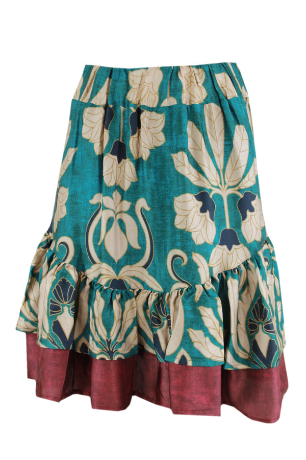 Amaya skirt Amy Blue flowerprint.