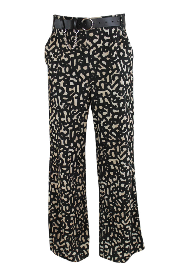 Caroline Biss ribfluwelen broek.