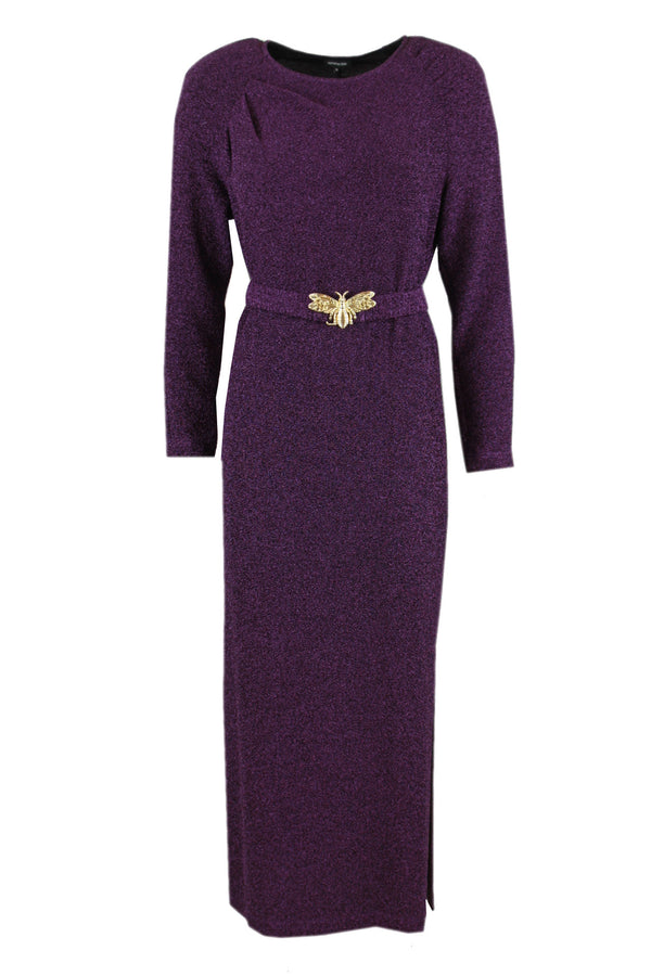 Caroline Biss maxi-jurk met een luxe ceintuur.