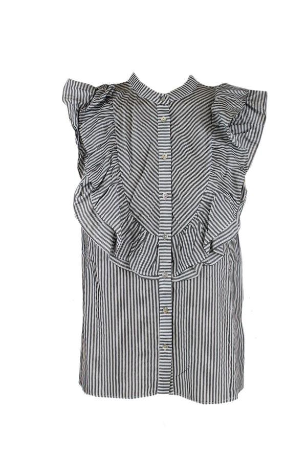 Summum blouse Dark Steel.