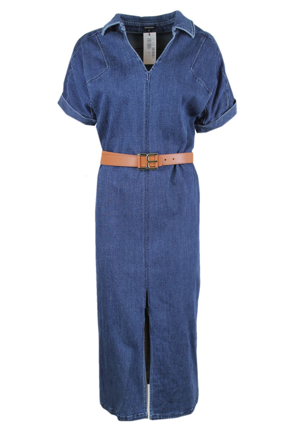 Caroline Biss denim jurk.