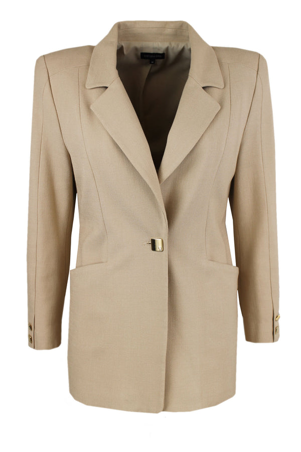 Caroline Biss blazer van een mooie viscosemix.