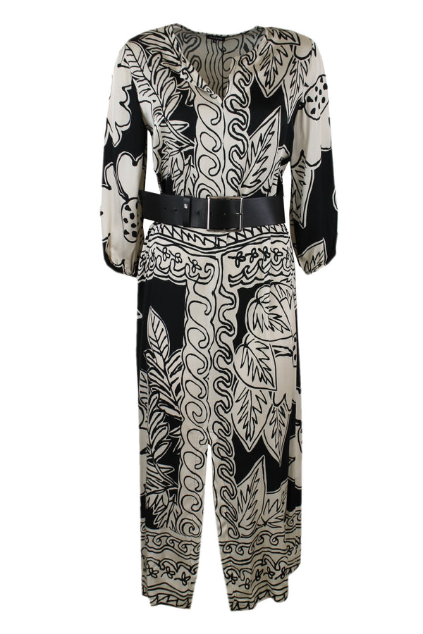 Caroline Biss lange jurk van 100% viscose.