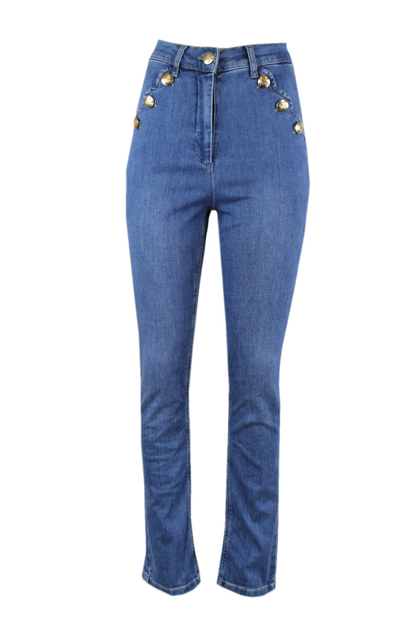 Caroline Biss straight denim.