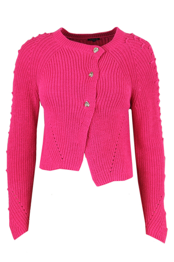 Caroline Biss vest met luxe knopen.