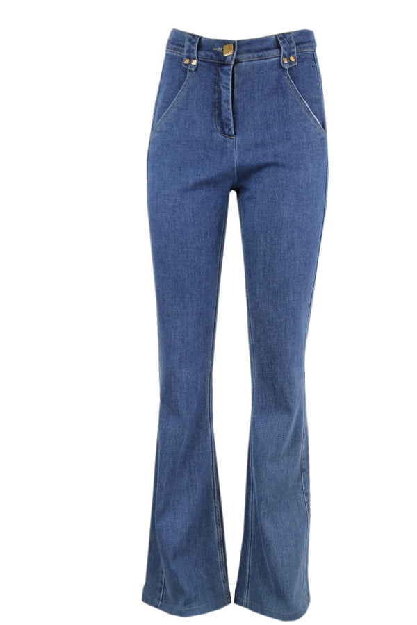 Caroline Biss flared denim.
