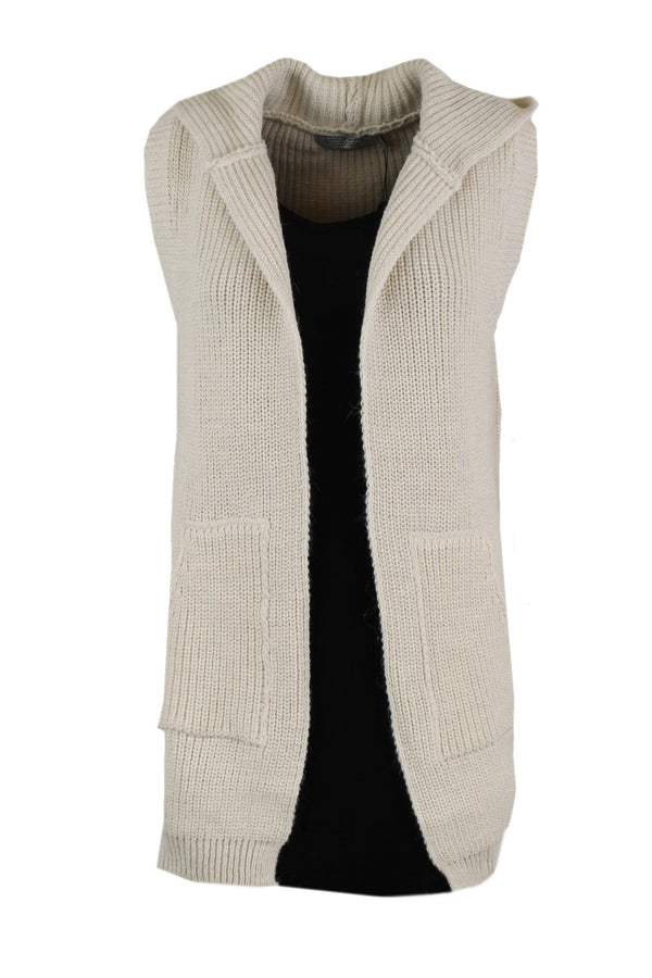 Summum vest verkrijgbaar in de kleuren Black, Ivory, Camel en Grey.