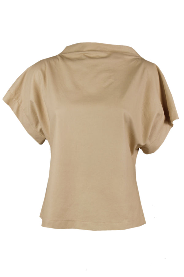 Caroline Biss leatherlook blouse in diverse kleuren.