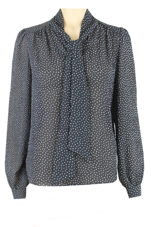 Caroline Biss blouse zwart/wit.