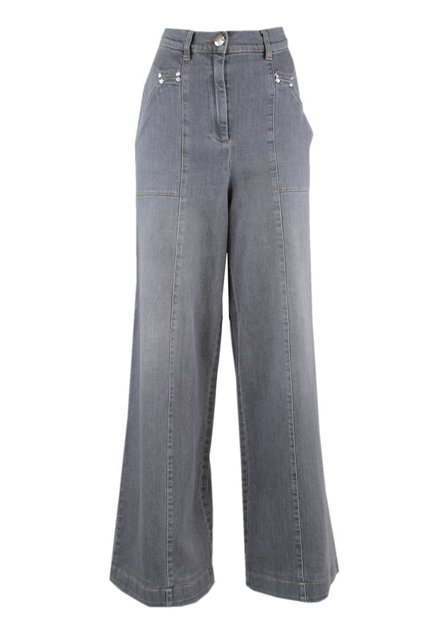 Caroline Biss grijze denim.