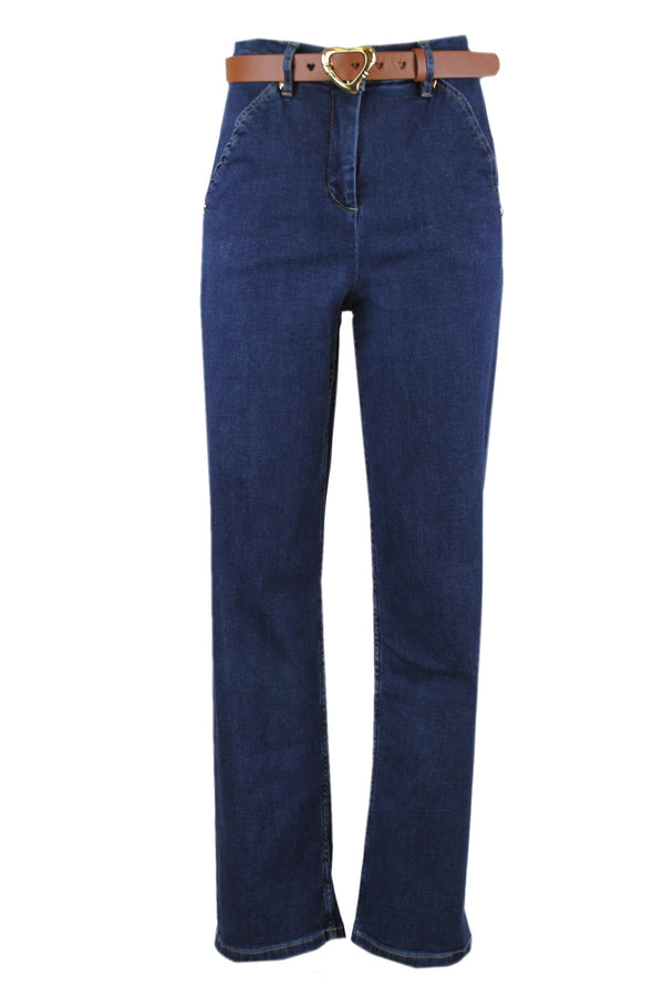 Caroline Biss denim met rechte pijp.