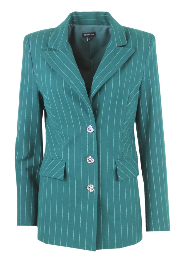 Caroline Biss blazer met een krijtstreep.