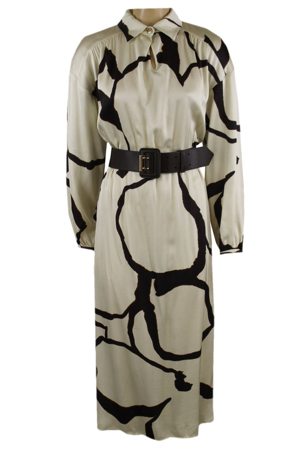 Caroline Biss jurk van 100% viscose.