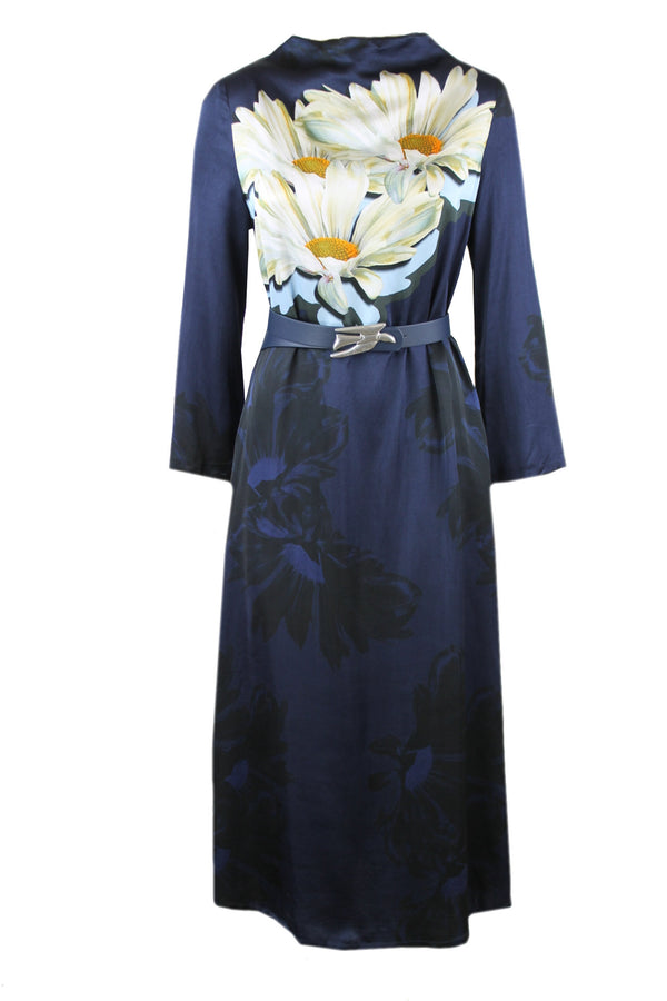 Caroline Biss midi jurk van 100% viscose.