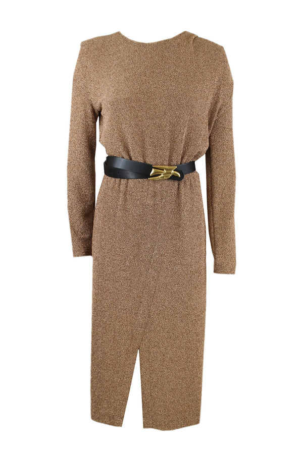 Caroline Biss elegante jurk met een riem.