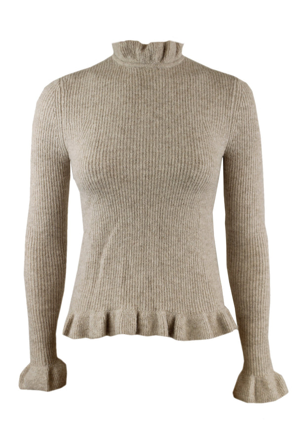 Ted Baker Frill detail cropped sweater.