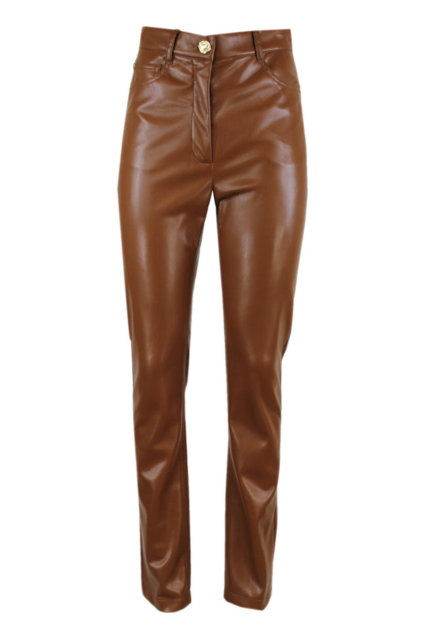 Caroline Biss leatherlook broek.