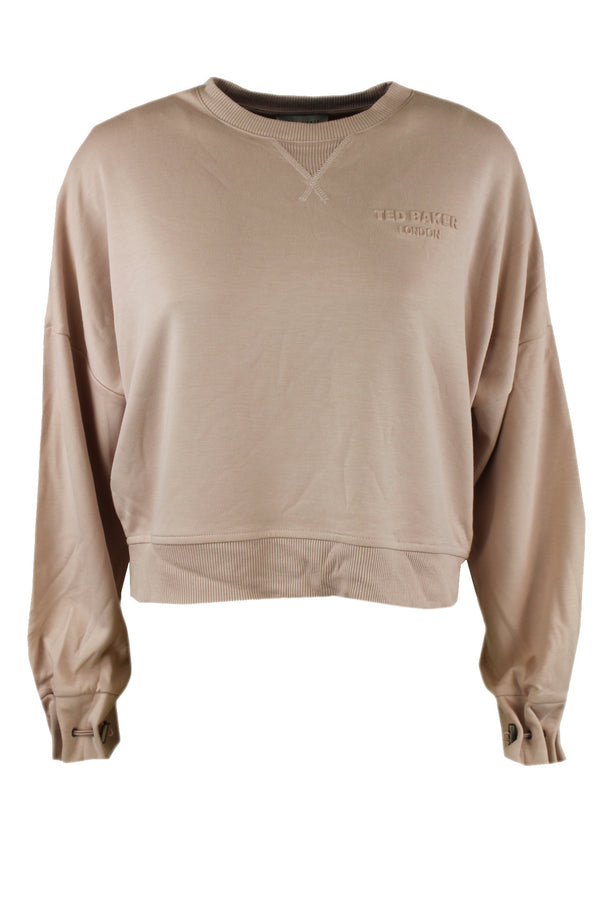 Ted Baker sweatshirt with pleat detail.