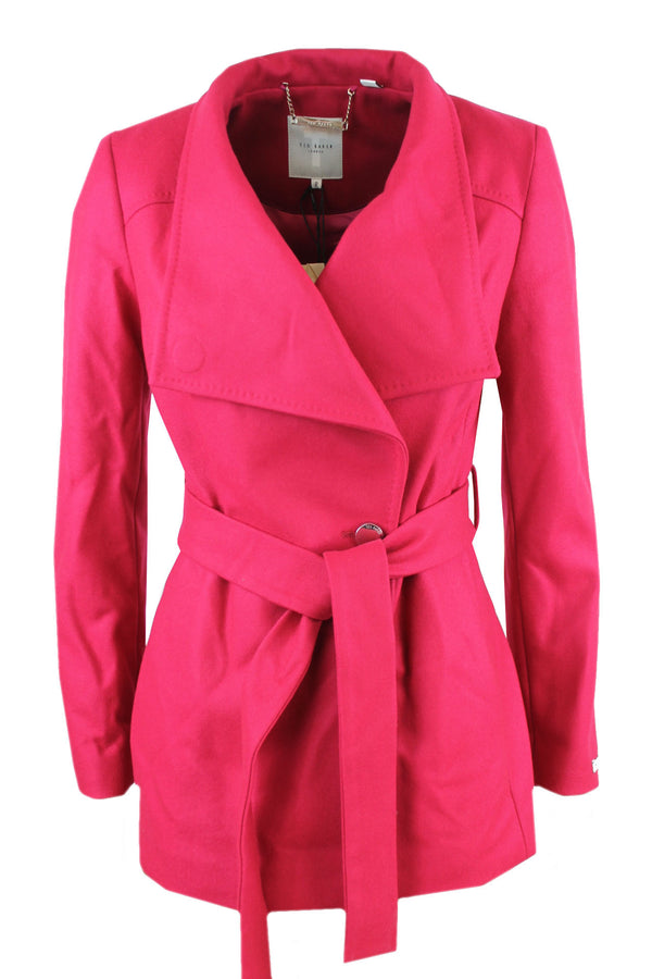 Ted Baker Short wool wrapt coat.