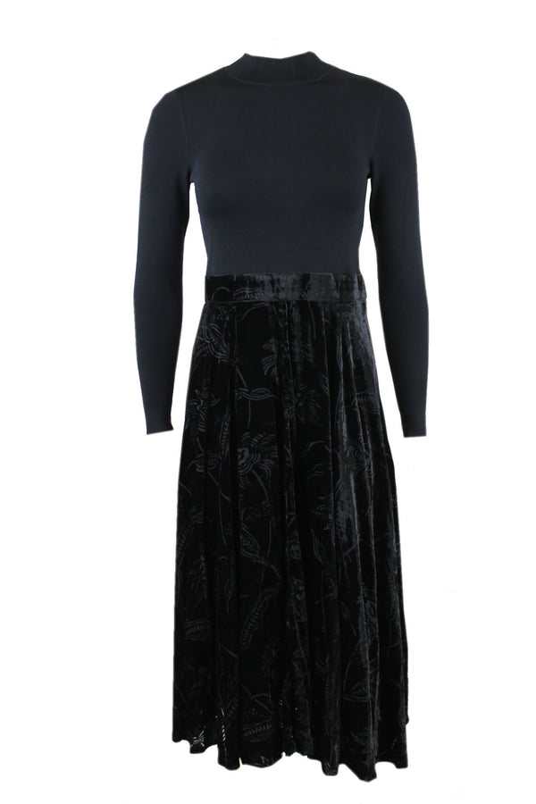 Ted Baker Black velvet dress.