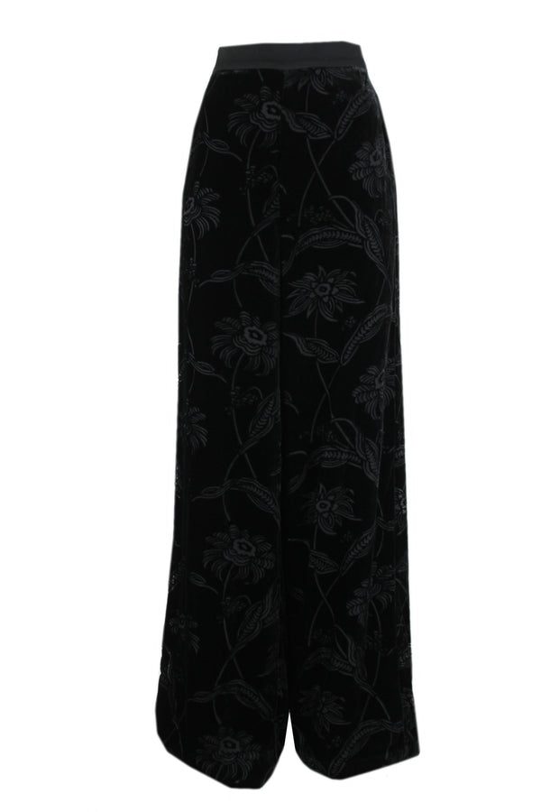 Ted Baker velvet wide leg trouser.