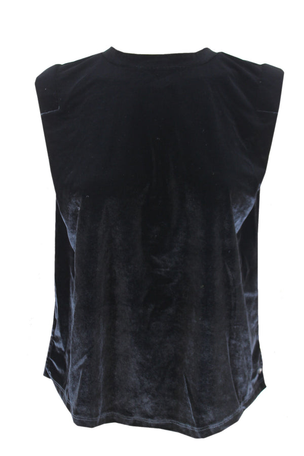 Ted Baker Velvet vest black.