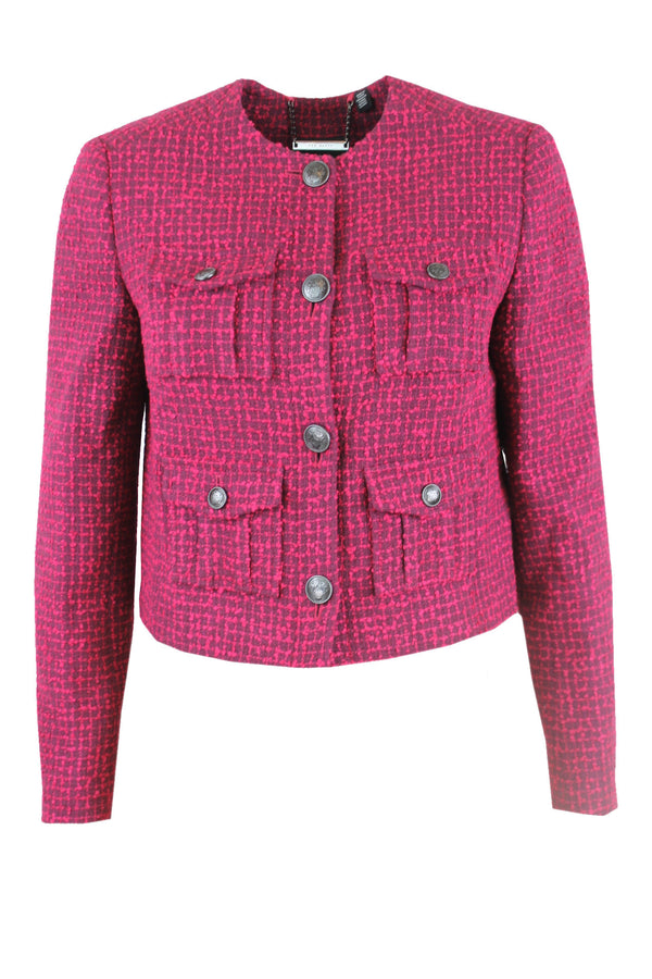 Ted Baker Cropped bloucle jacket.