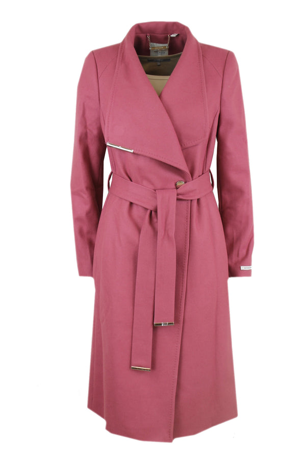 Ted Baker Mid length wool wrap coat.