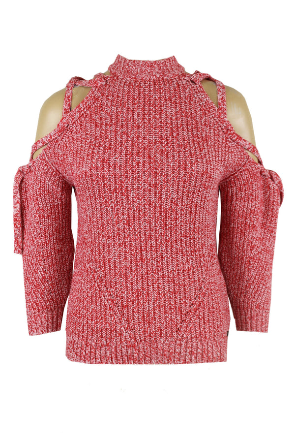 Ted Baker Shoulder detail sweater red.