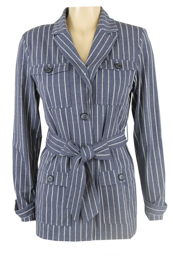 Kimara dotted pinstripe blazer Noah.