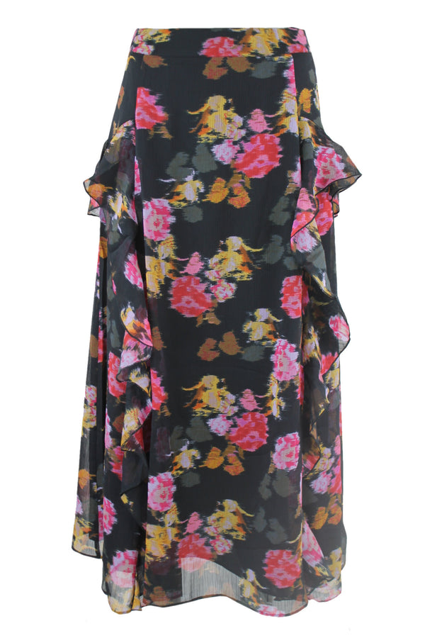 Ted Baker Waterfall ruffle midi skirt.