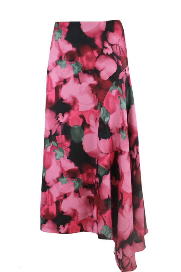 Ted Baker Asymmetric bias cut mide skirt Lizziee.