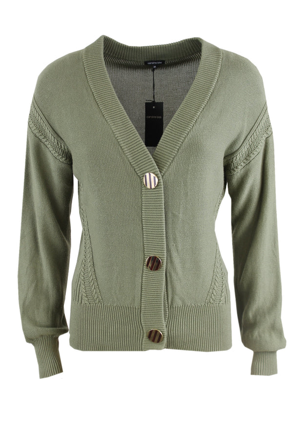 Caroline Biss vest met 3 luxe knopen.