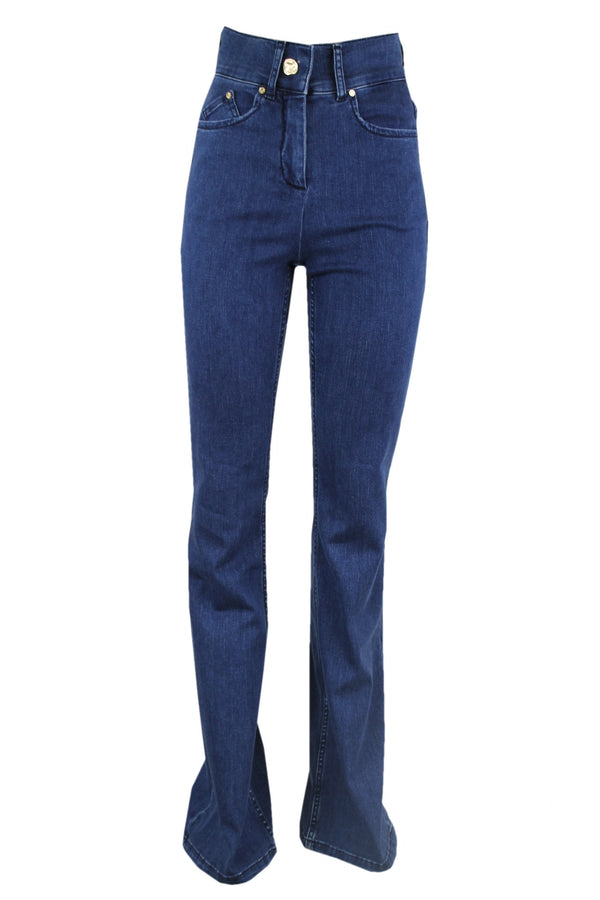 Caroline Biss flared jeans.